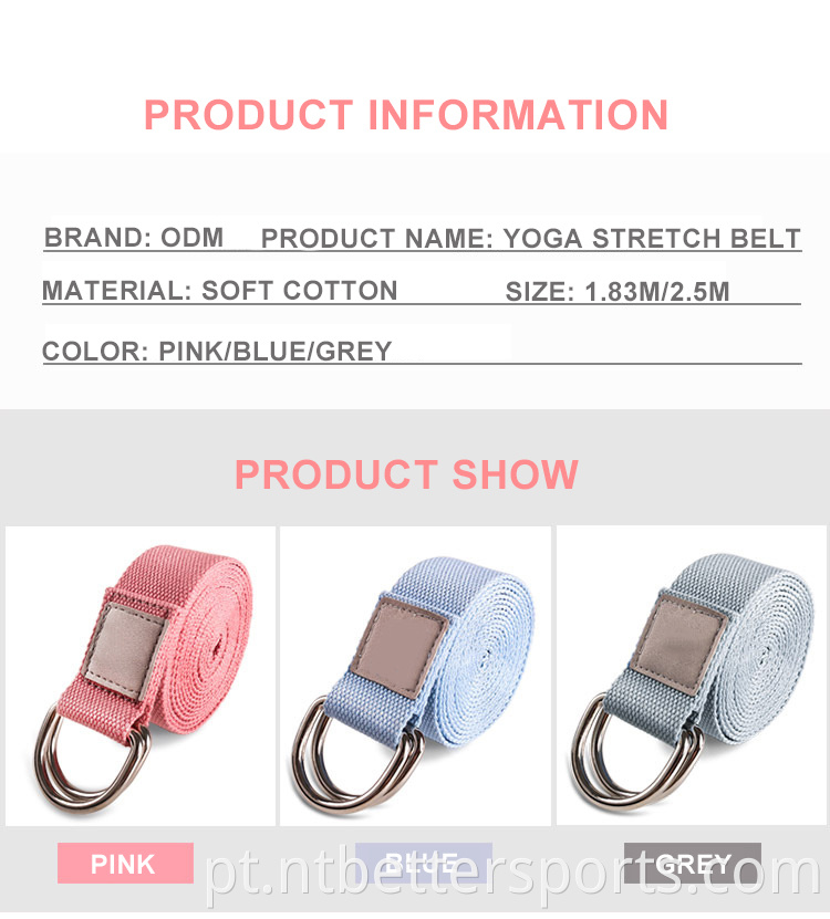 Yoga stretch belt